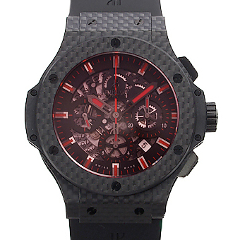 HUBLOT ウブロ ビッグバン コピー 311.QX.1134.RX アエロバン レッドマジックカーボン ブラック クロノグラフETA7750搭載